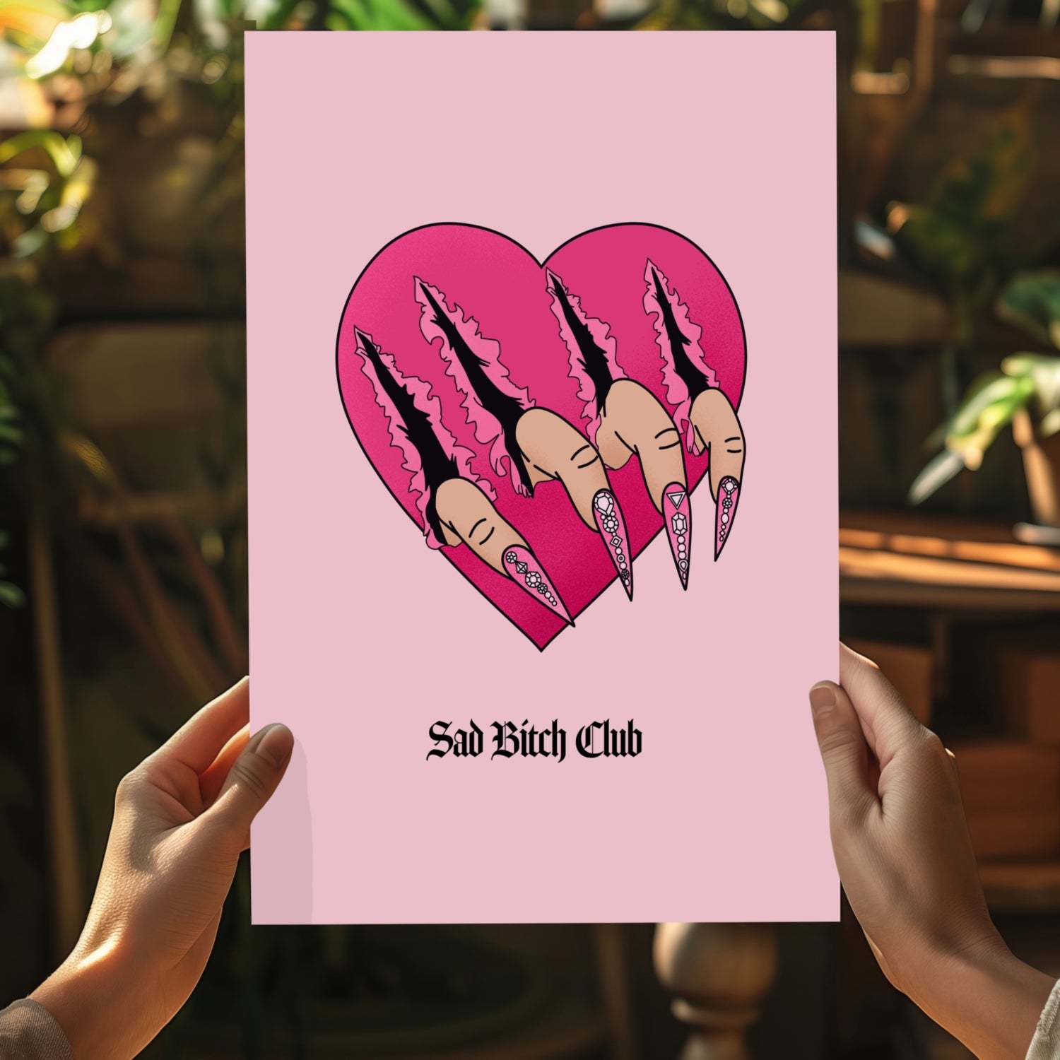 Sad Club Aluminum Print.