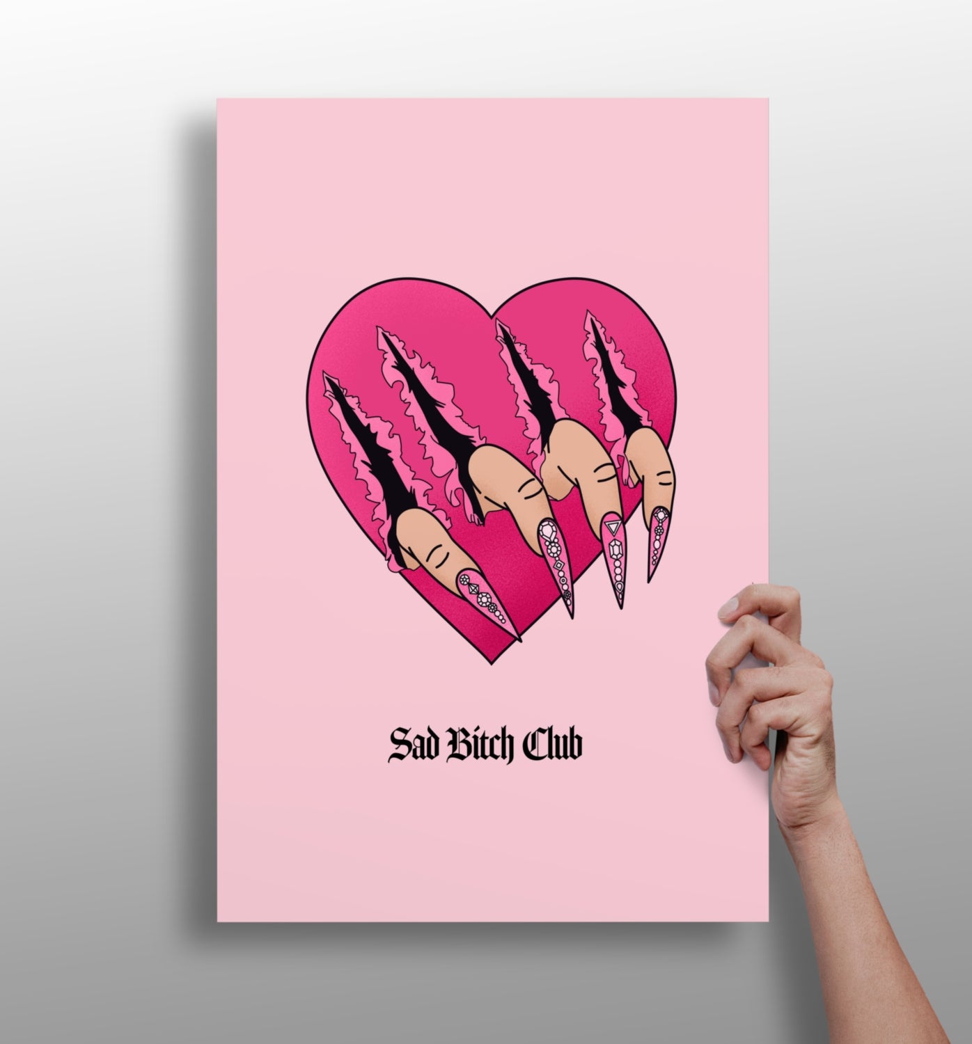 Sad Club Aluminum Print.
