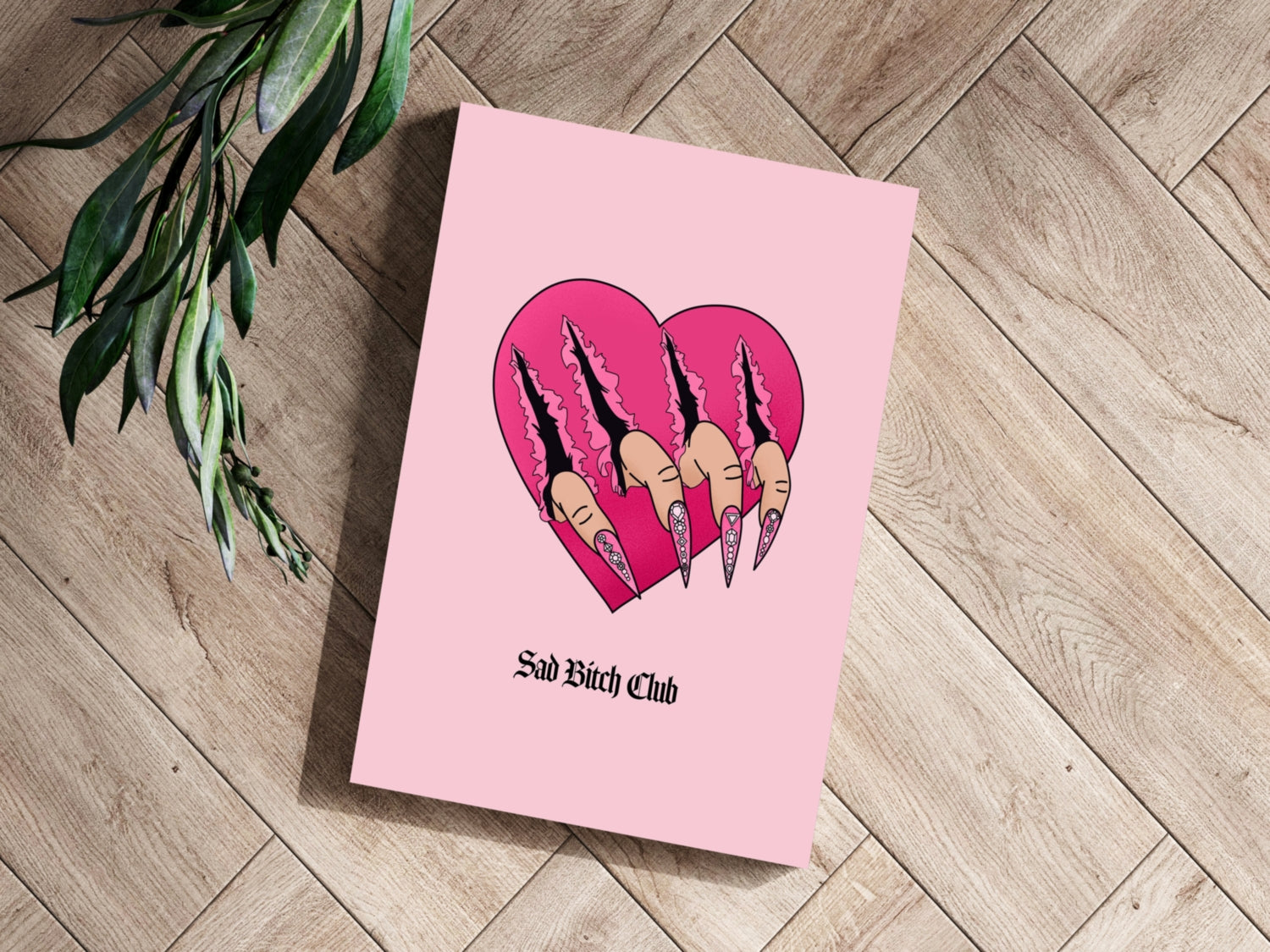 Sad Club Aluminum Print.