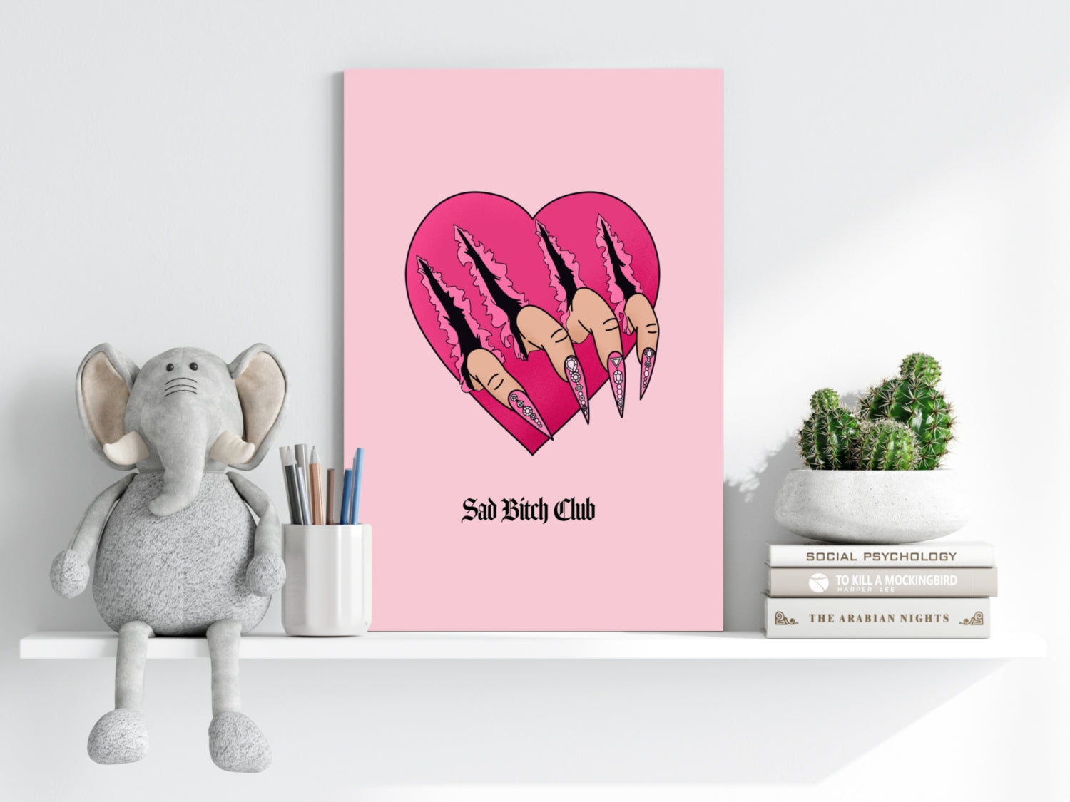 Sad Club Aluminum Print.