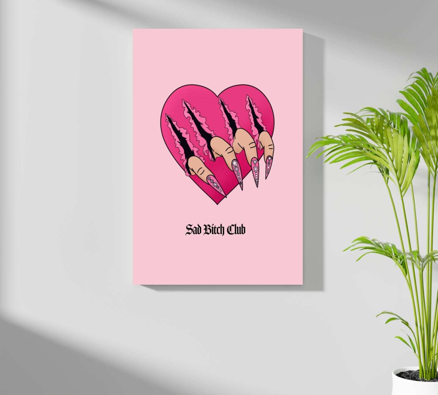 Sad Club Aluminum Print.