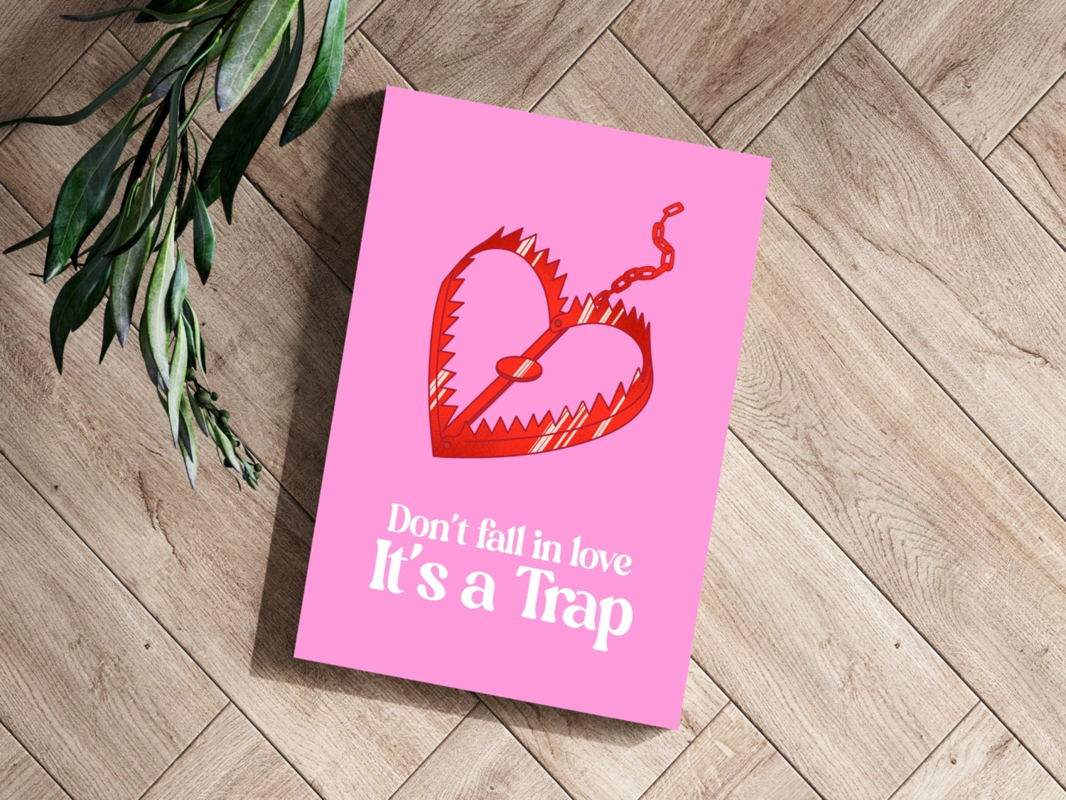 Love Trap Aluminum Print.