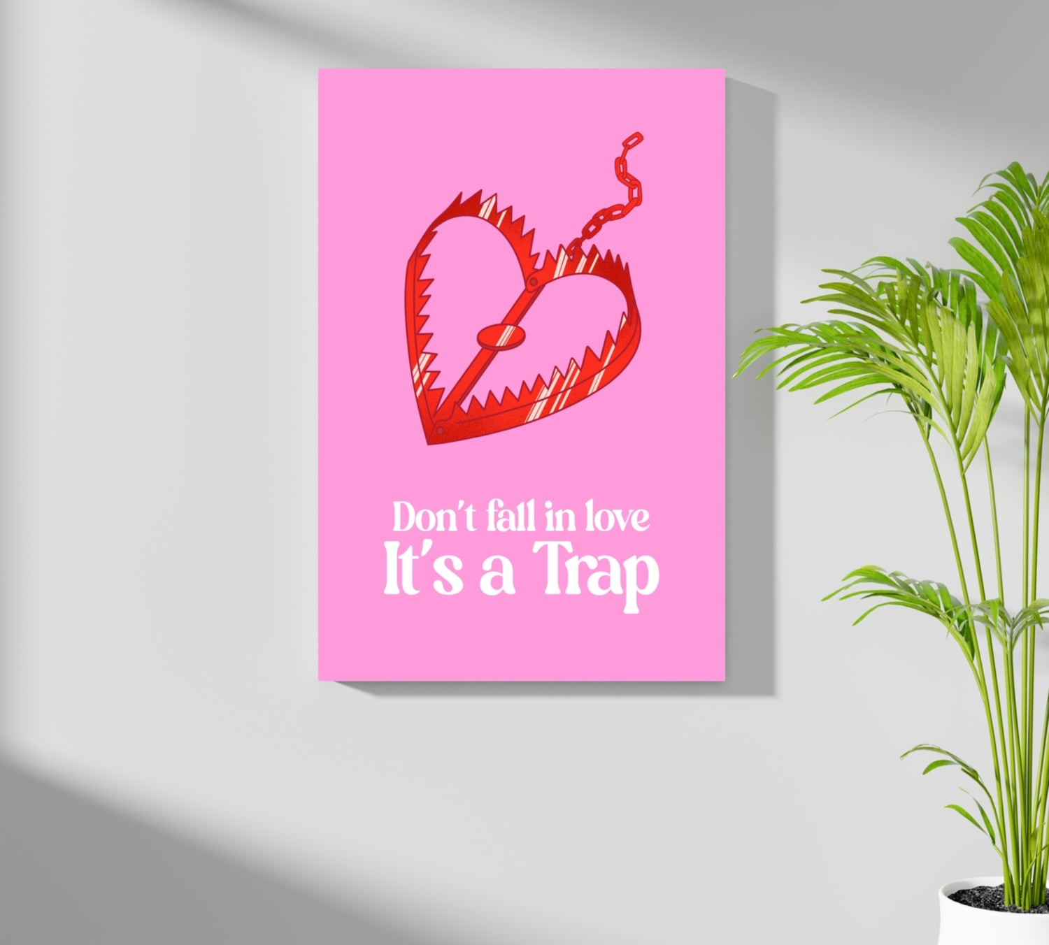 Love Trap Aluminum Print.