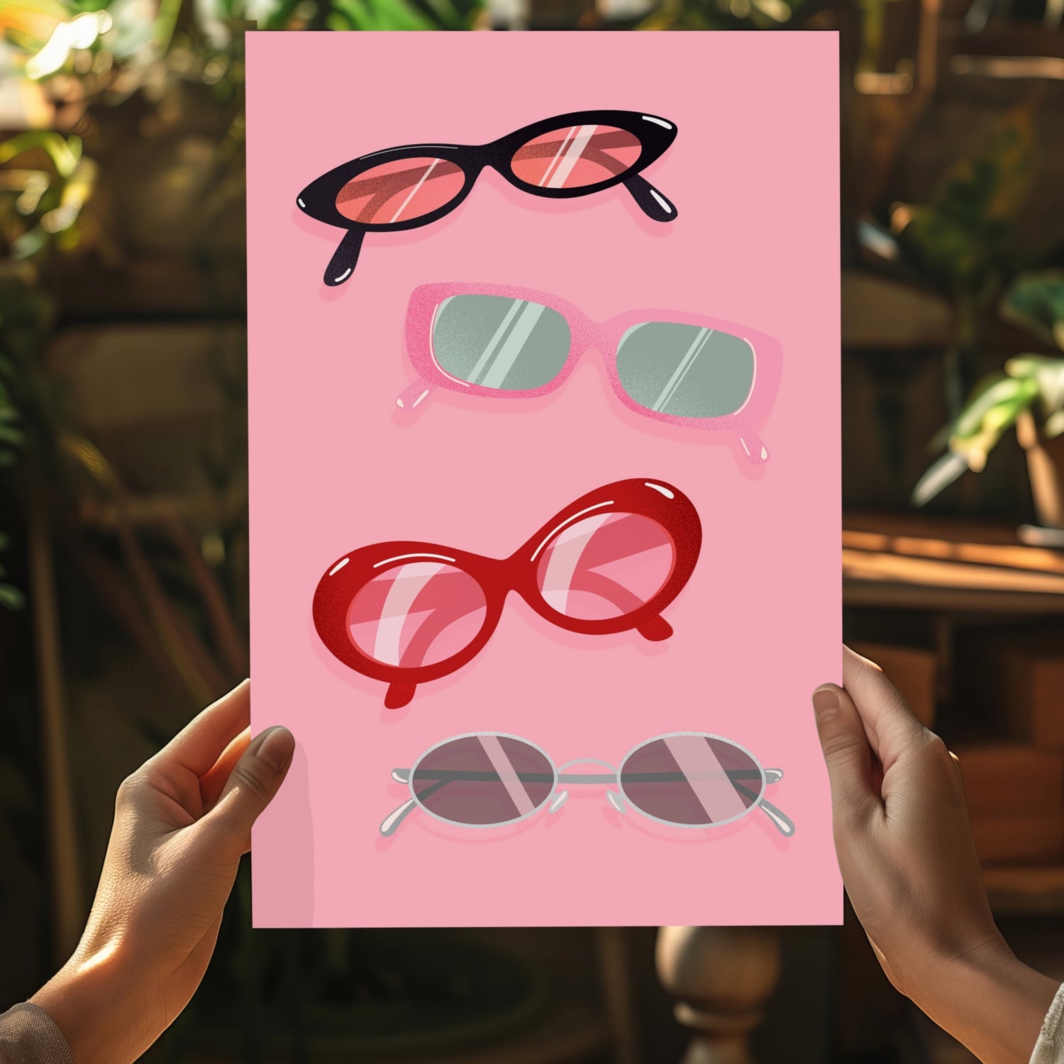 Googles Aluminum Print.