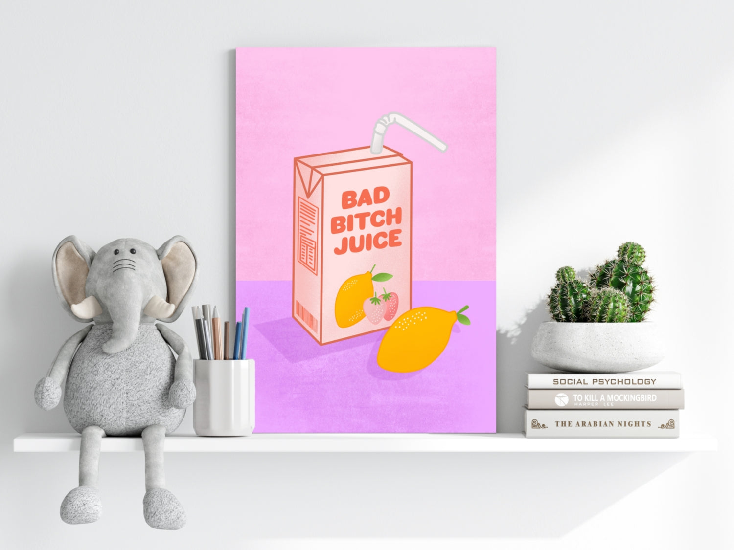 Bad Juice Aluminum Print.