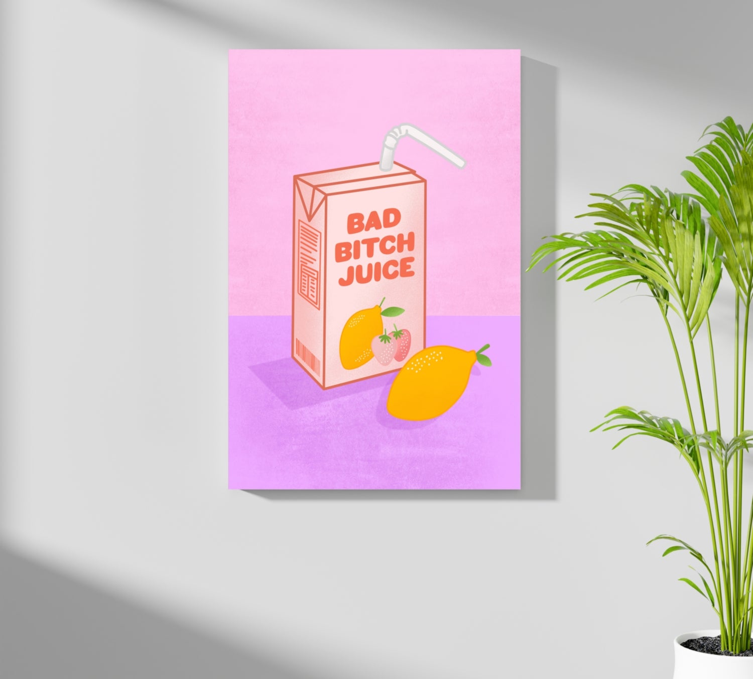 Bad Juice Aluminum Print.
