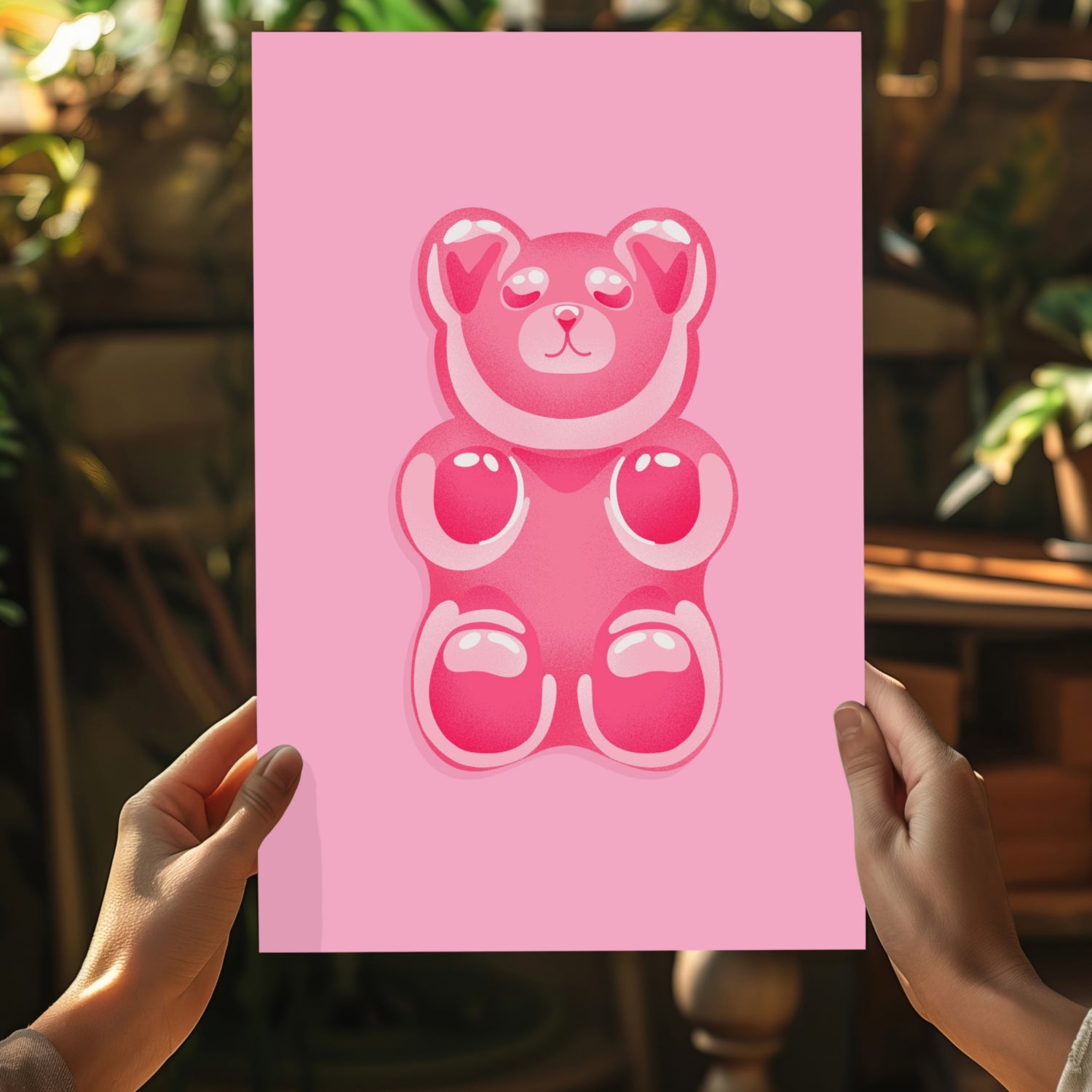 Teddy Bear Aluminum Print.