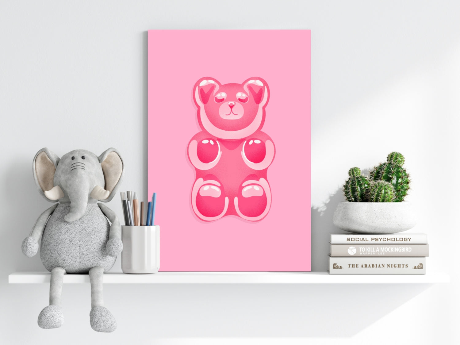 Teddy Bear Aluminum Print.