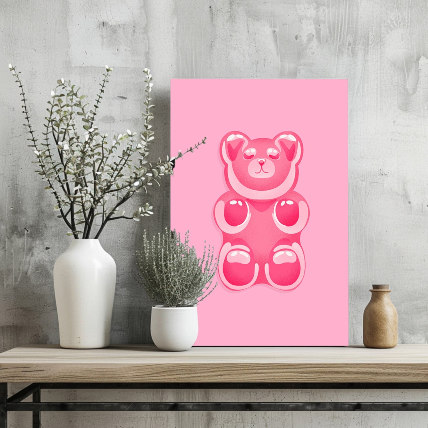 Teddy Bear Aluminum Print.