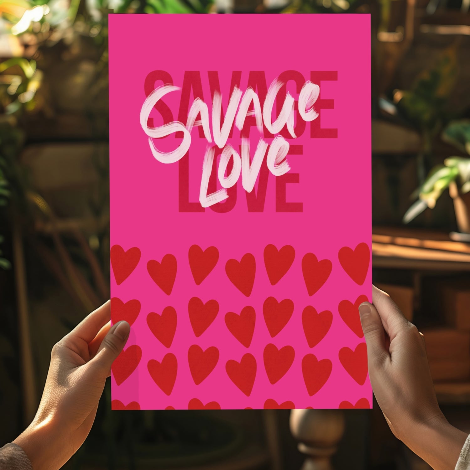 Savage Love Aluminum Print.