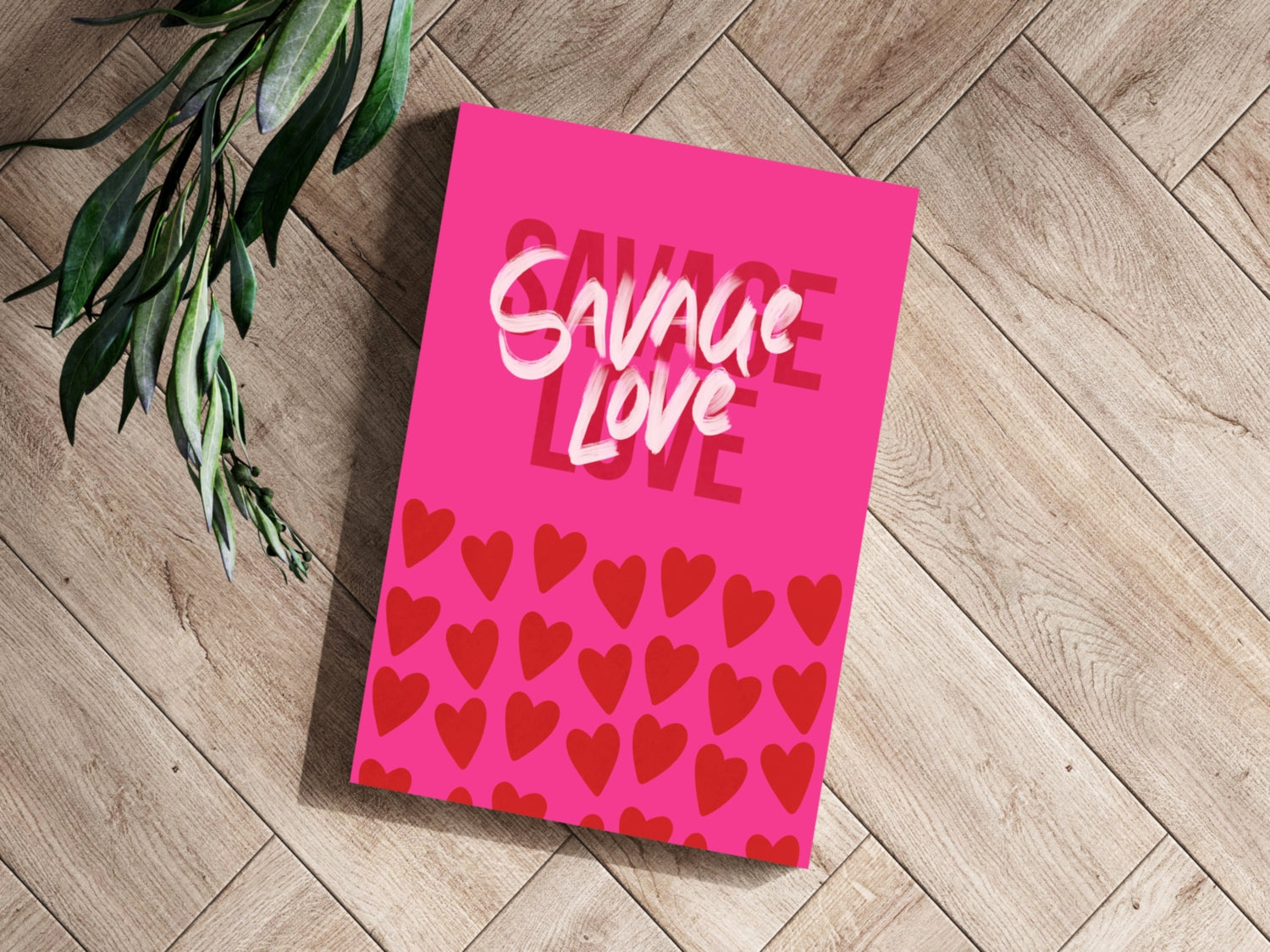 Savage Love Aluminum Print.