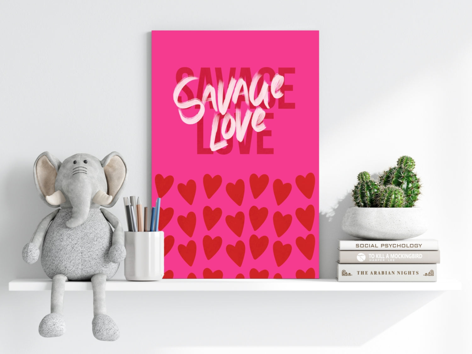 Savage Love Aluminum Print.