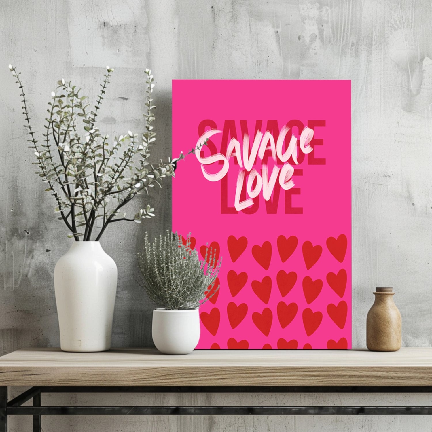 Savage Love Aluminum Print.