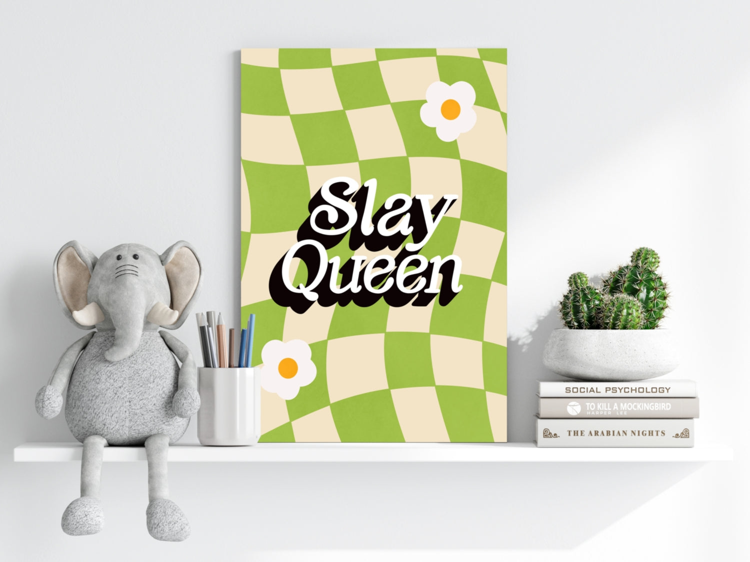 Slay Queen Aluminum Print.