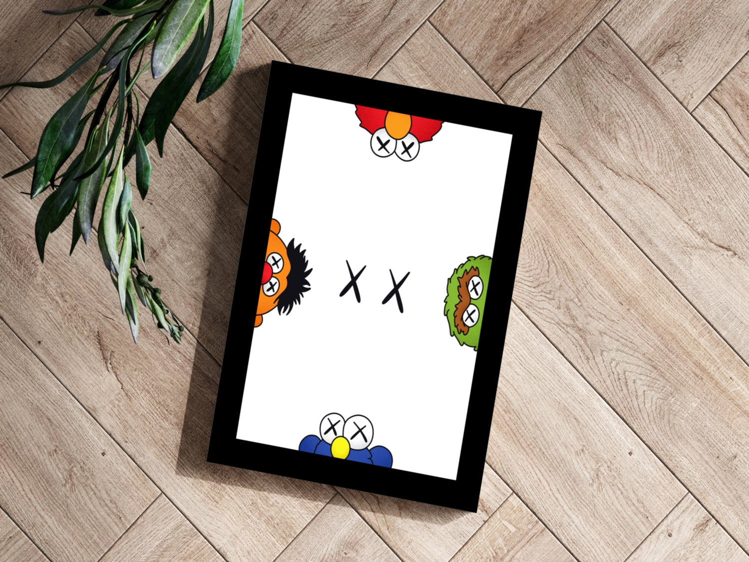 Susame Street Aluminum Print.