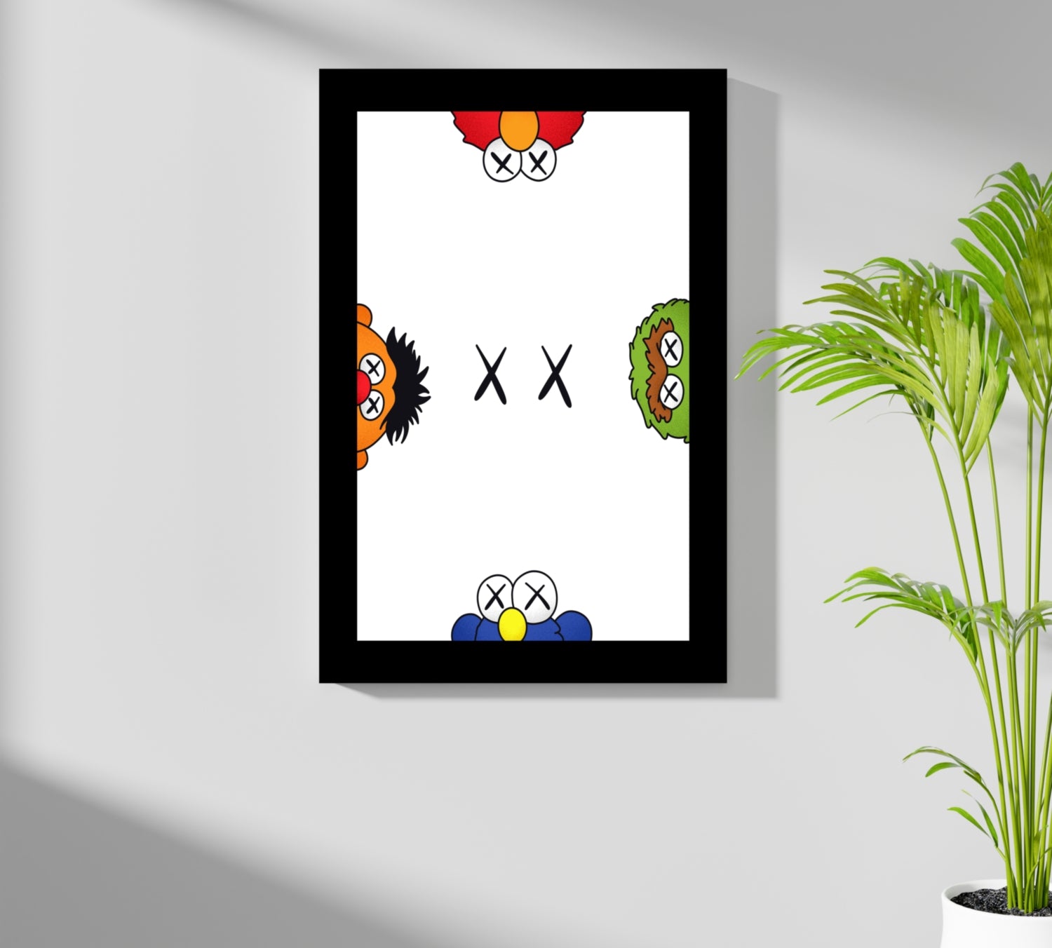 Susame Street Aluminum Print.