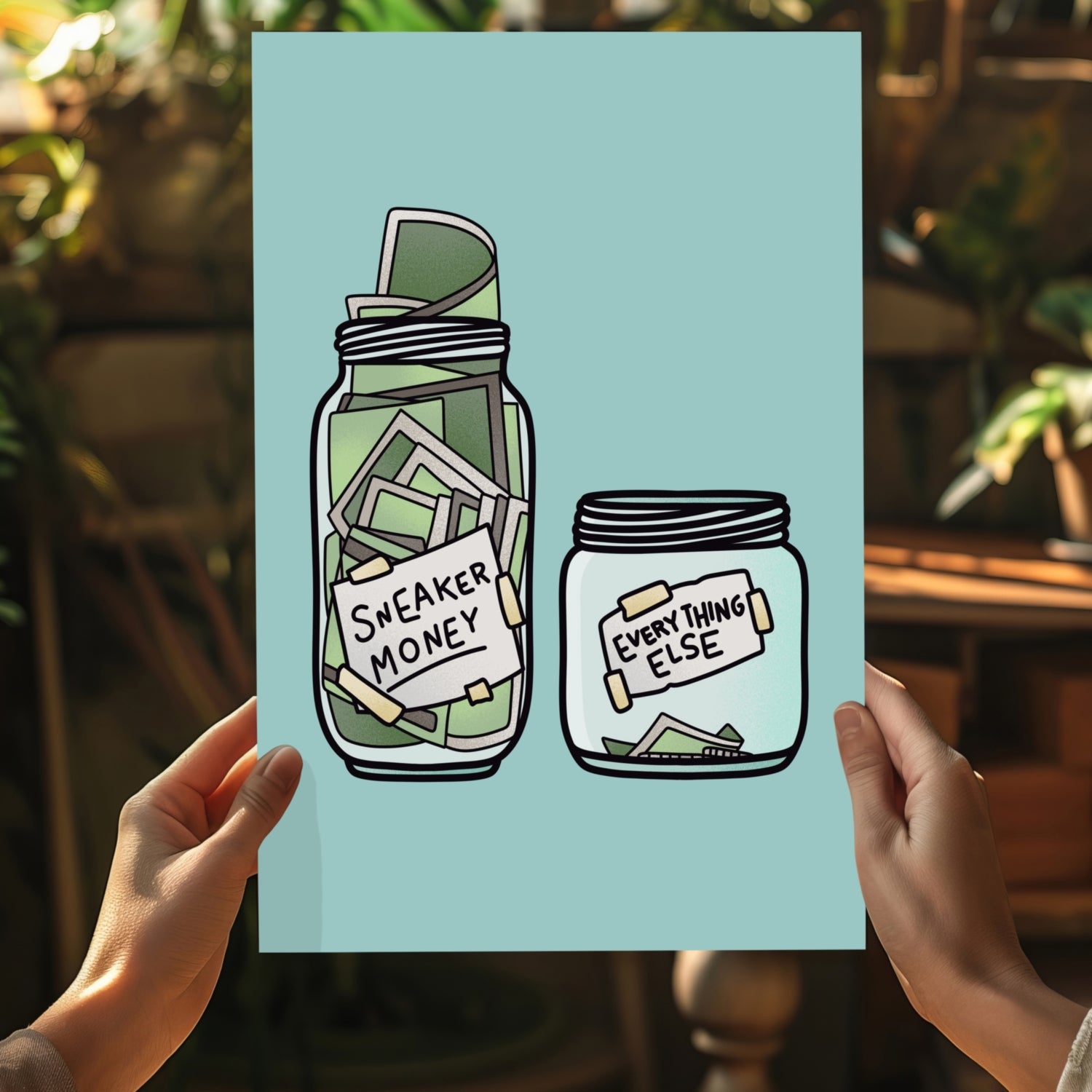 Saving Aluminum Print.