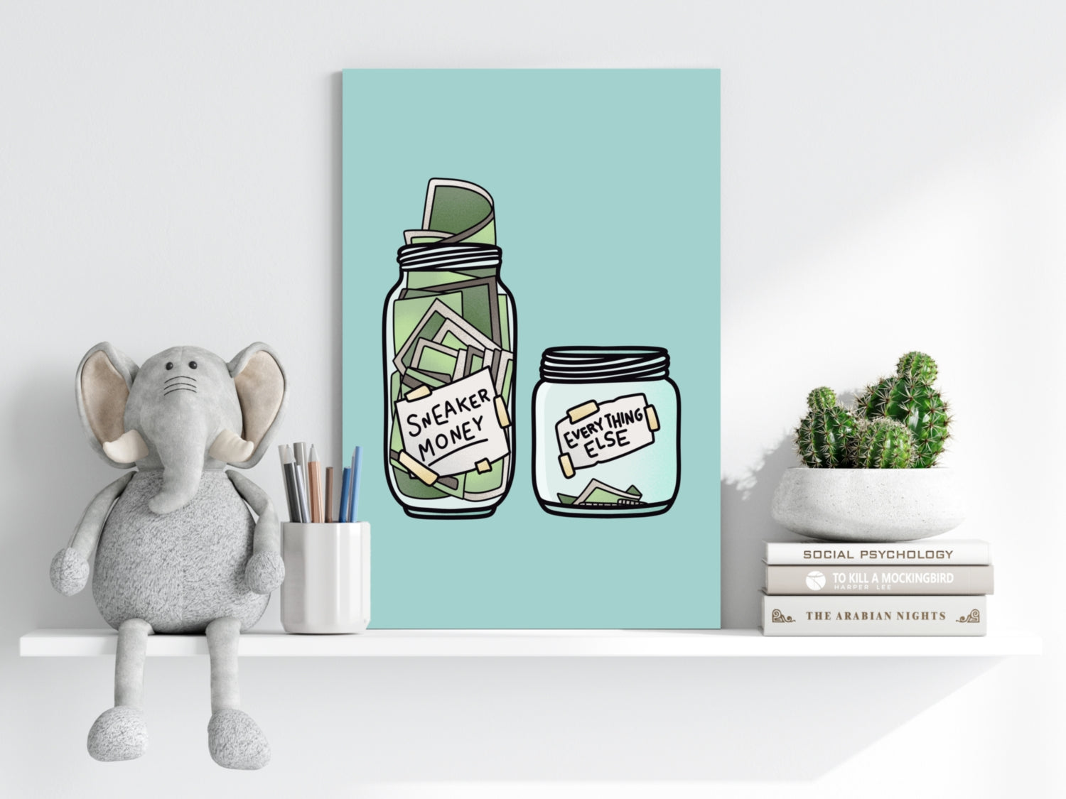 Saving Aluminum Print.