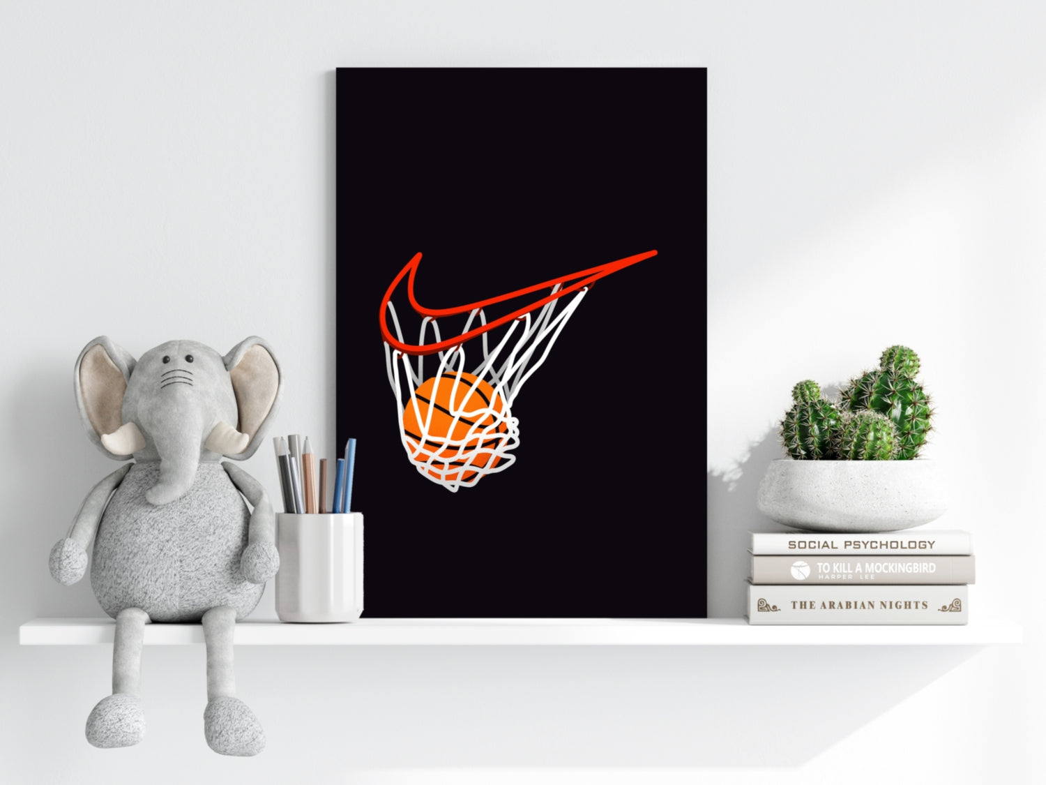 Basketball Aluminum Print.