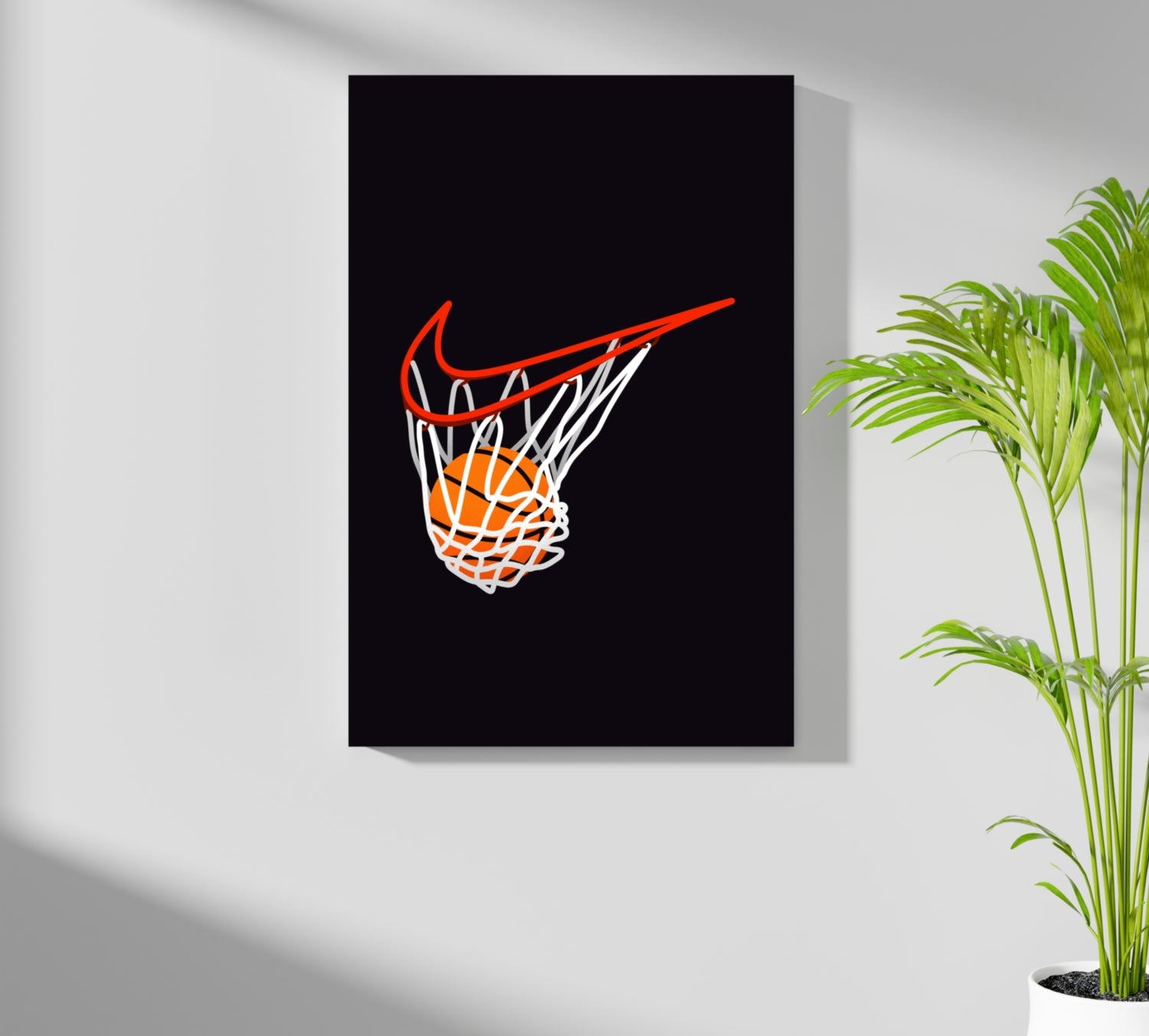 Basketball Aluminum Print.