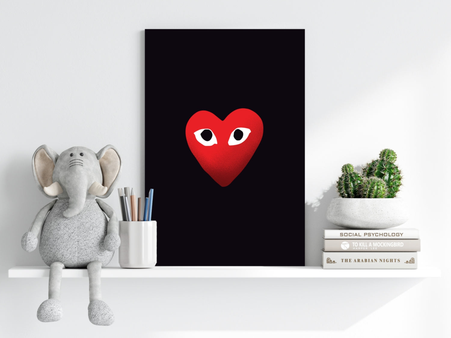 Heart Aluminum Print.