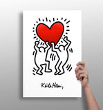 Keith Haring Aluminum Print.