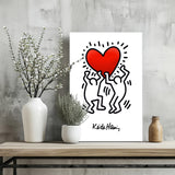 Keith Haring Aluminum Print.