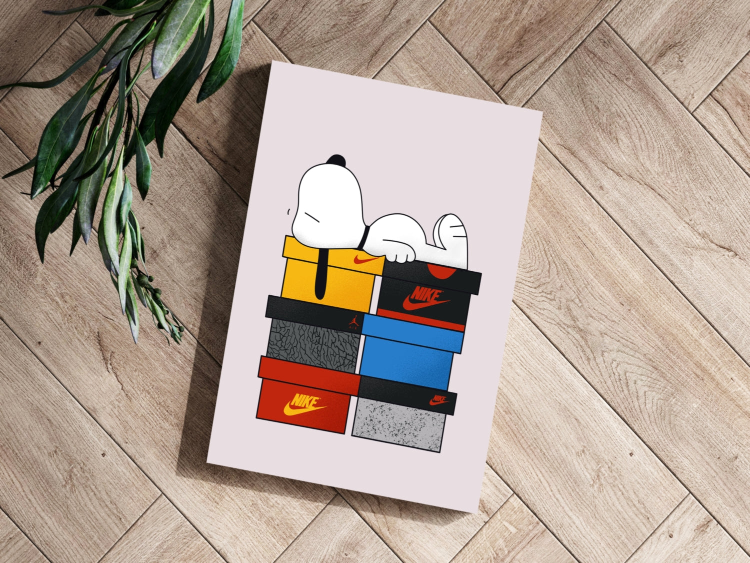 Snoopy Aluminum Print.