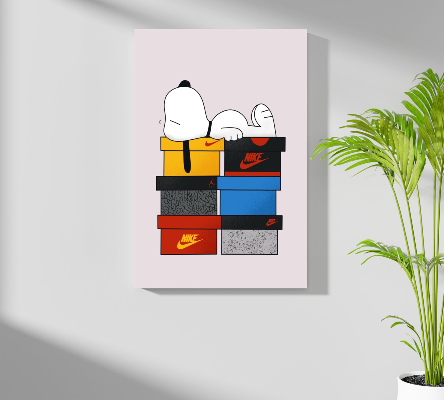 Snoopy Aluminum Print.