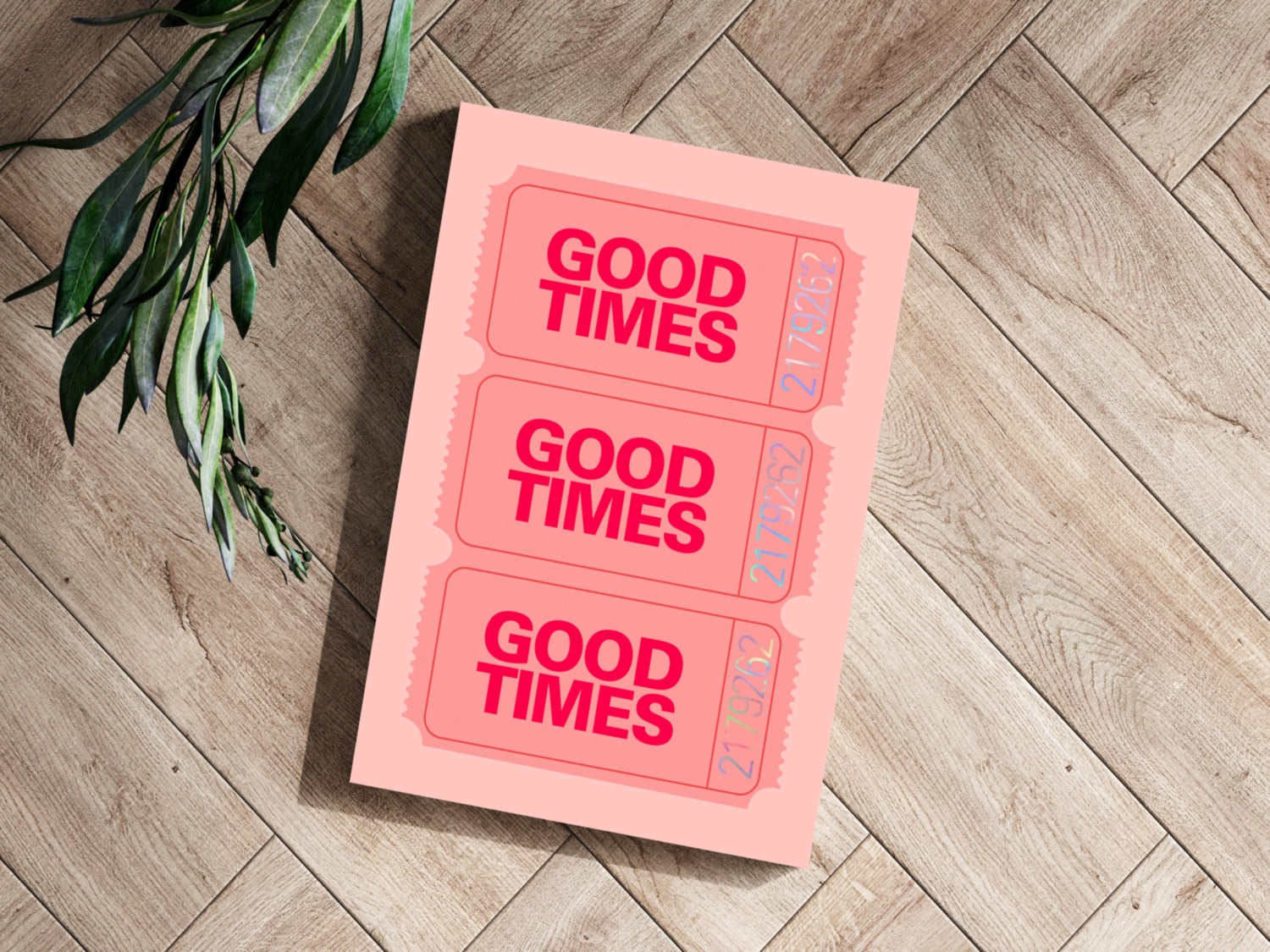 Good Times Retro Aluminum Print.