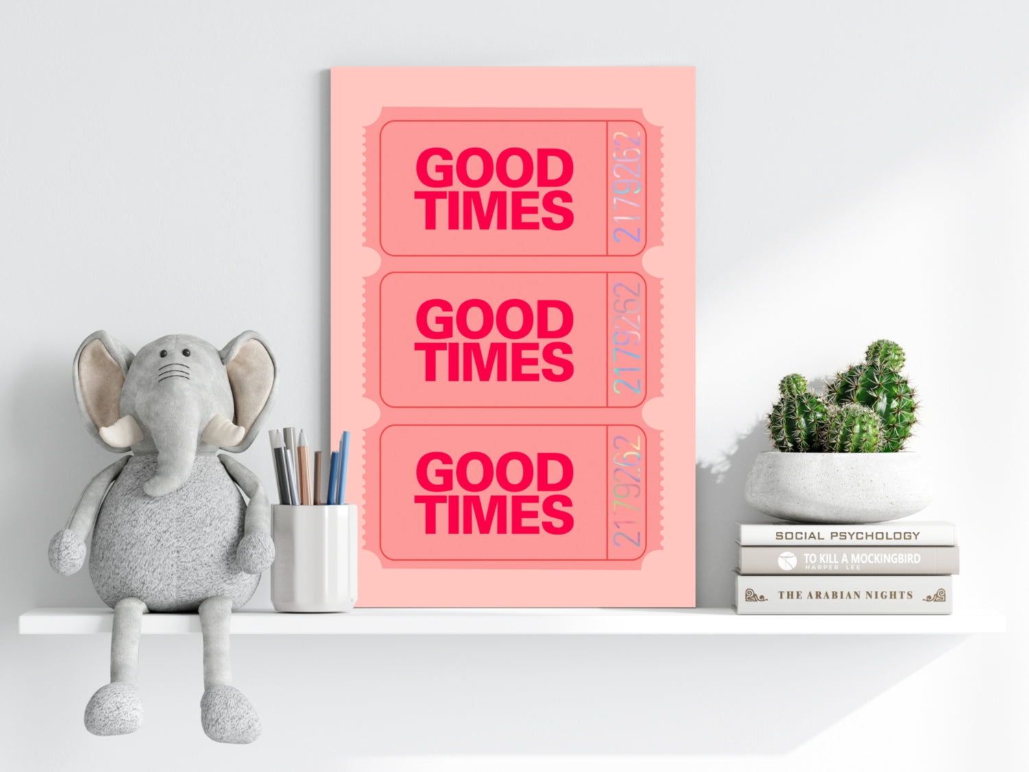 Good Times Retro Aluminum Print.