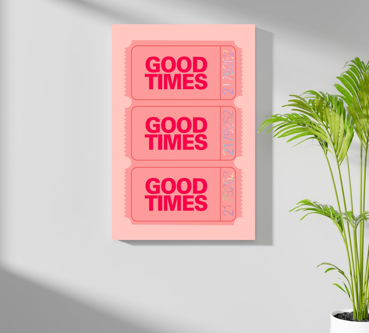 Good Times Retro Aluminum Print.