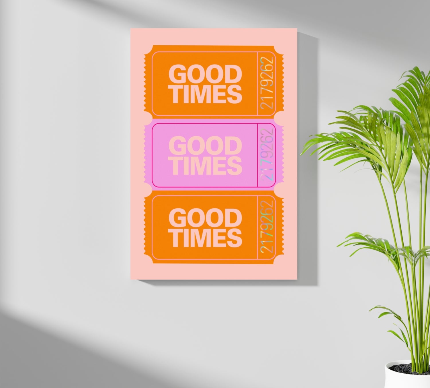 Good Times Retro Aluminum Print.