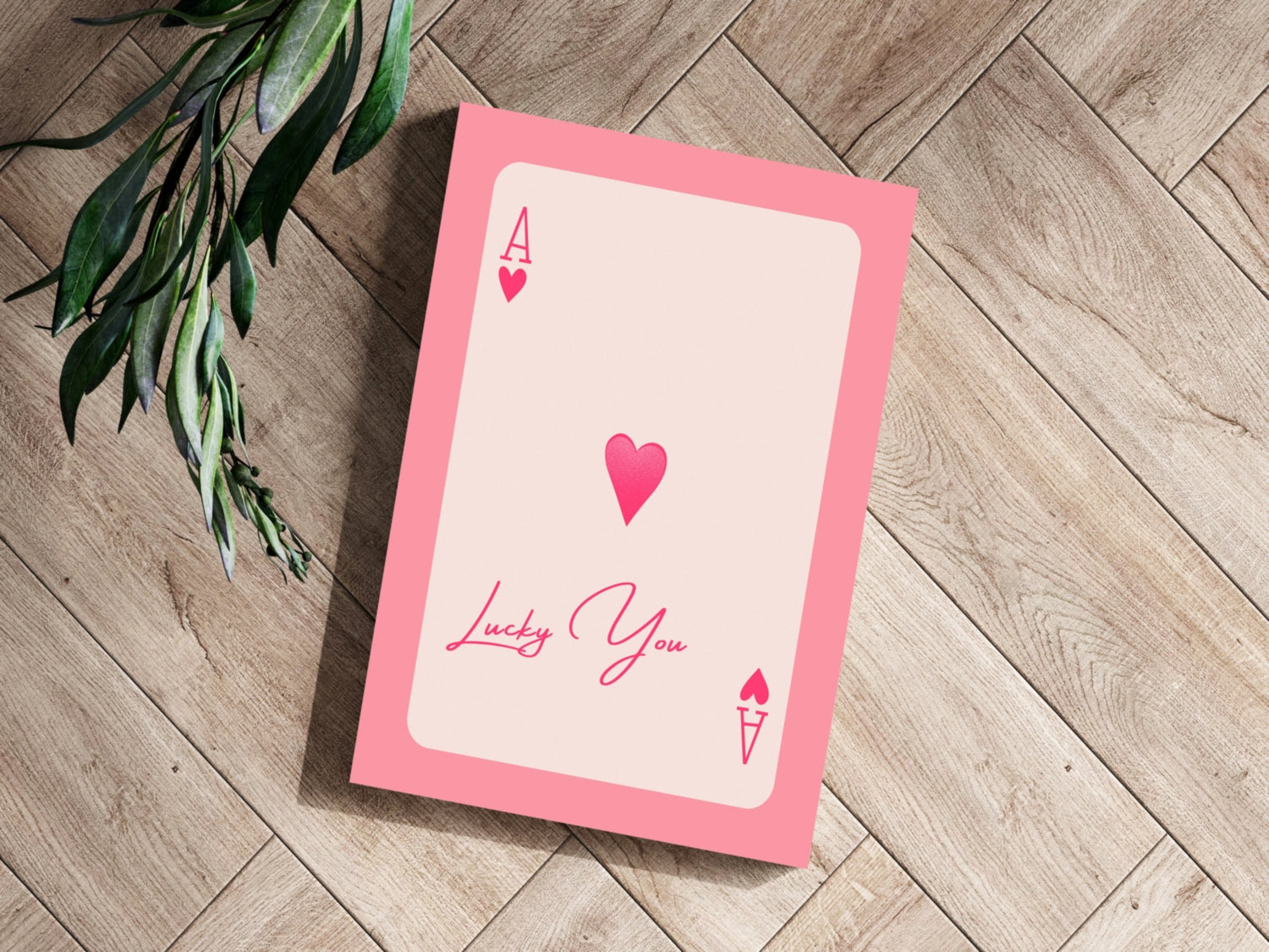 Ace Lucky You Aluminum Print.