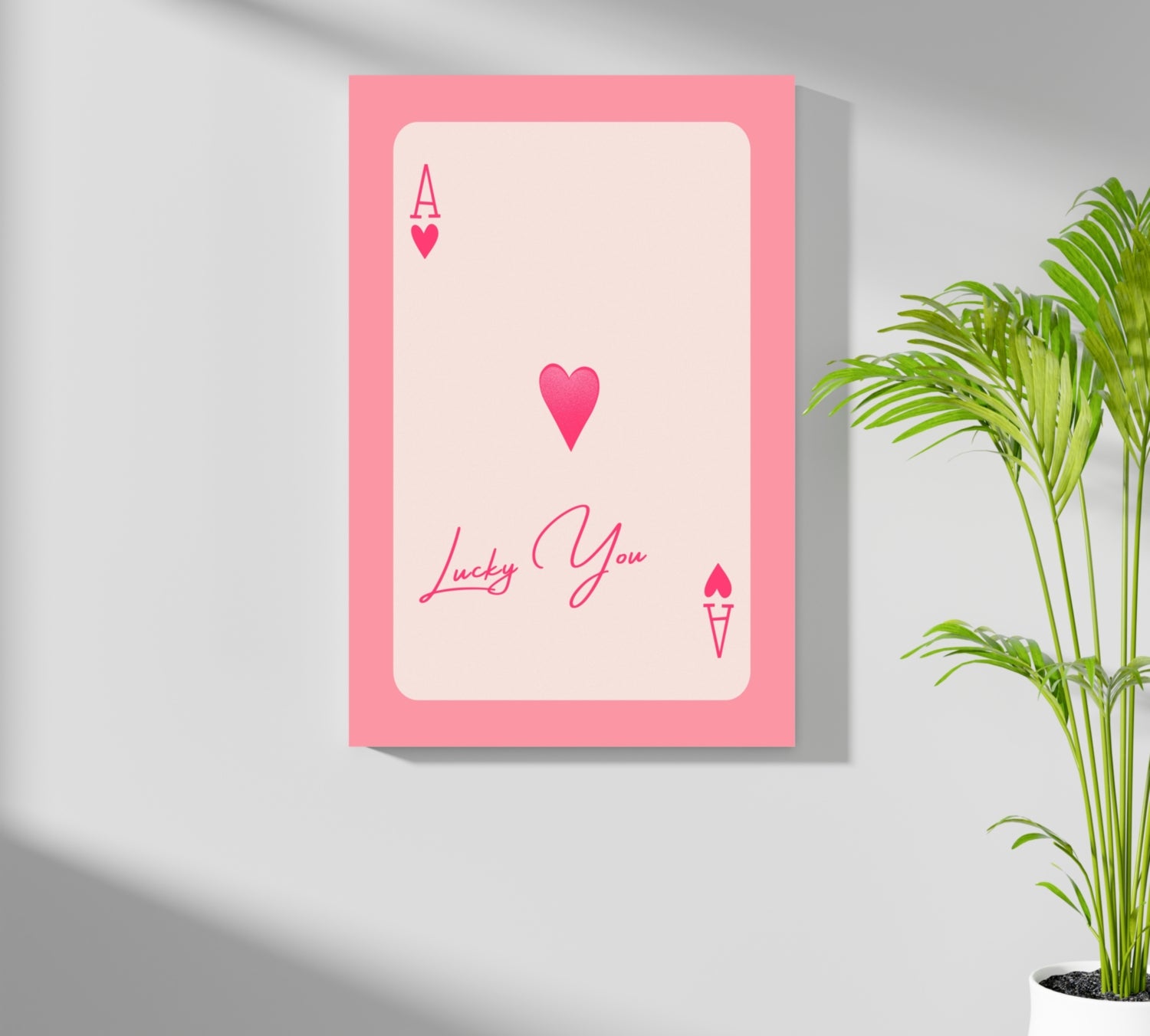 Ace Lucky You Aluminum Print.