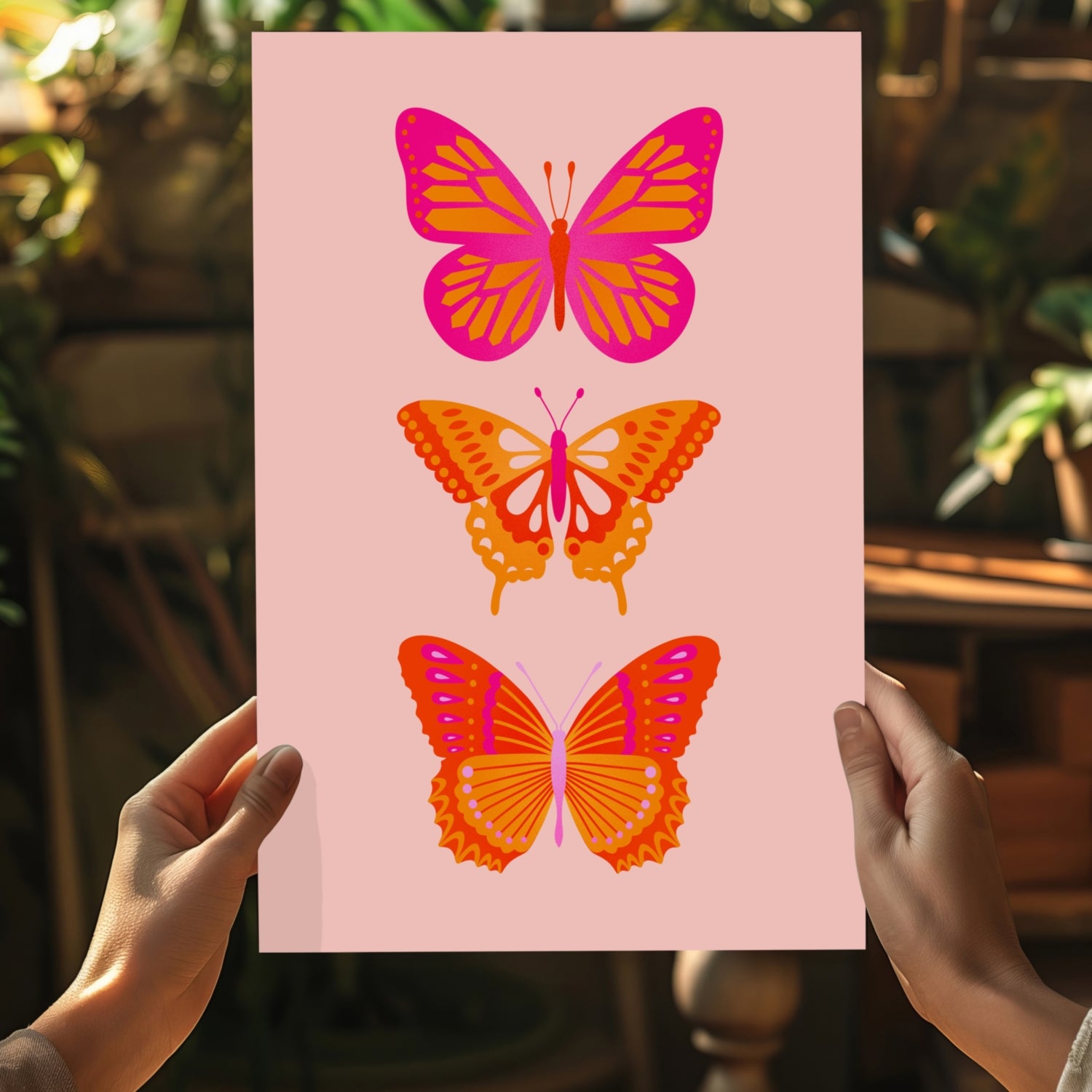 Butterflies Aluminum Print.