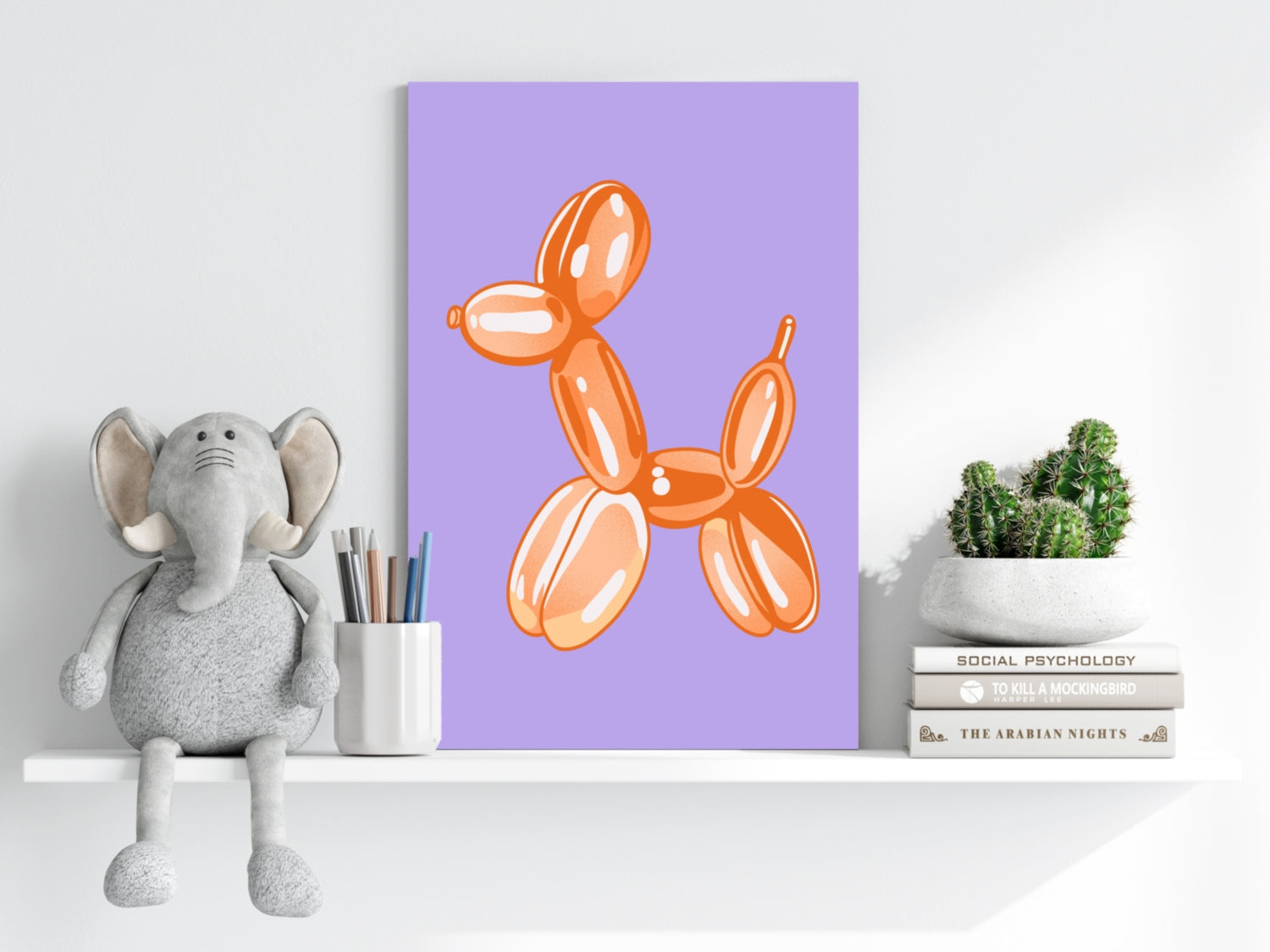 Balloon Dog Aluminum Print.