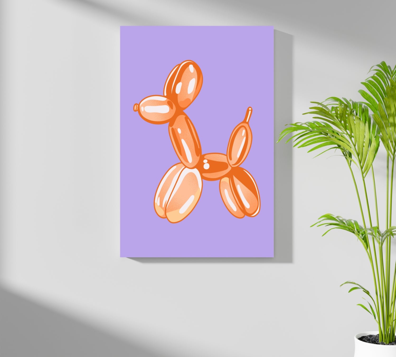 Balloon Dog Aluminum Print.