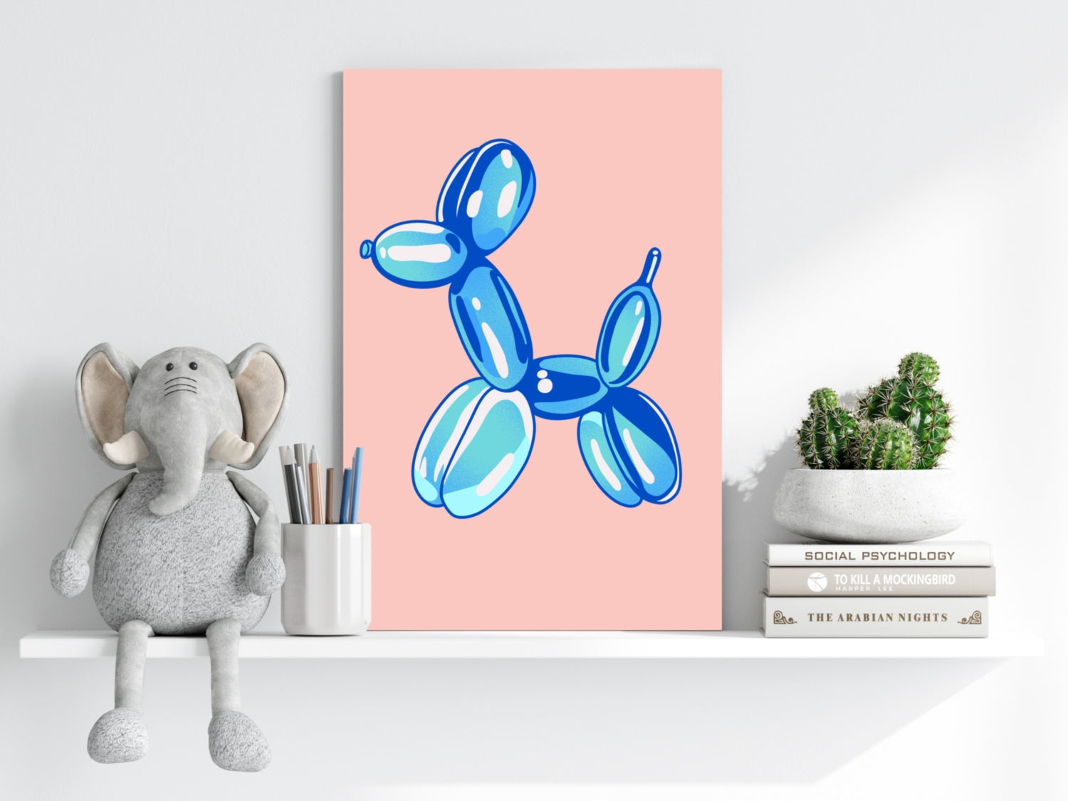 Balloon Dog Aluminum Print.