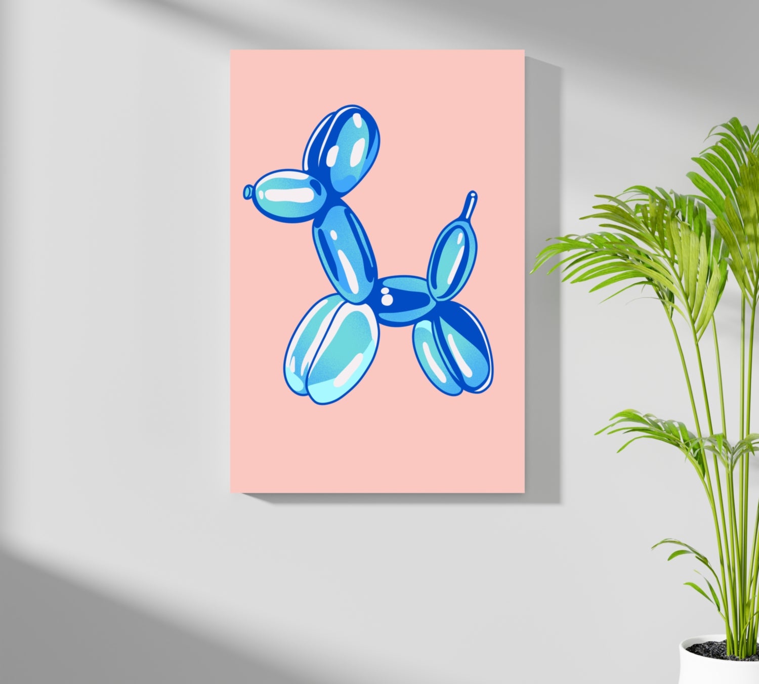 Balloon Dog Aluminum Print.