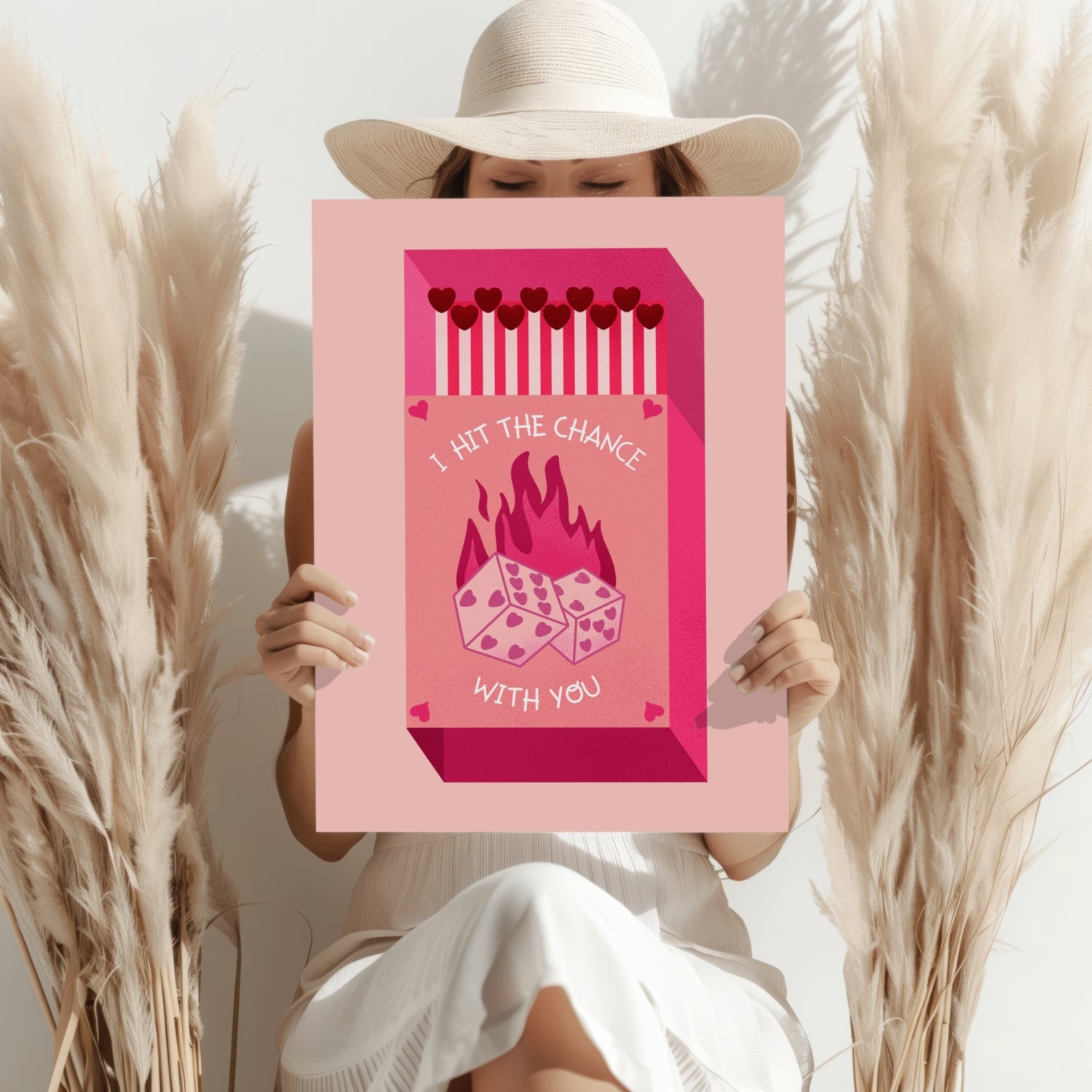 Matches Aluminum Print.