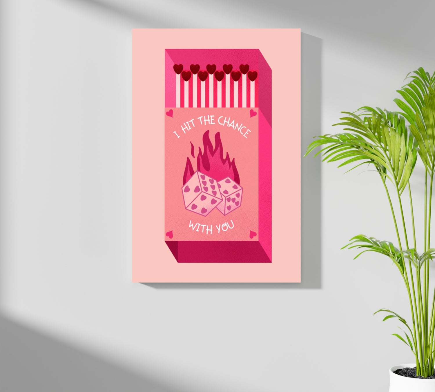 Matches Aluminum Print.