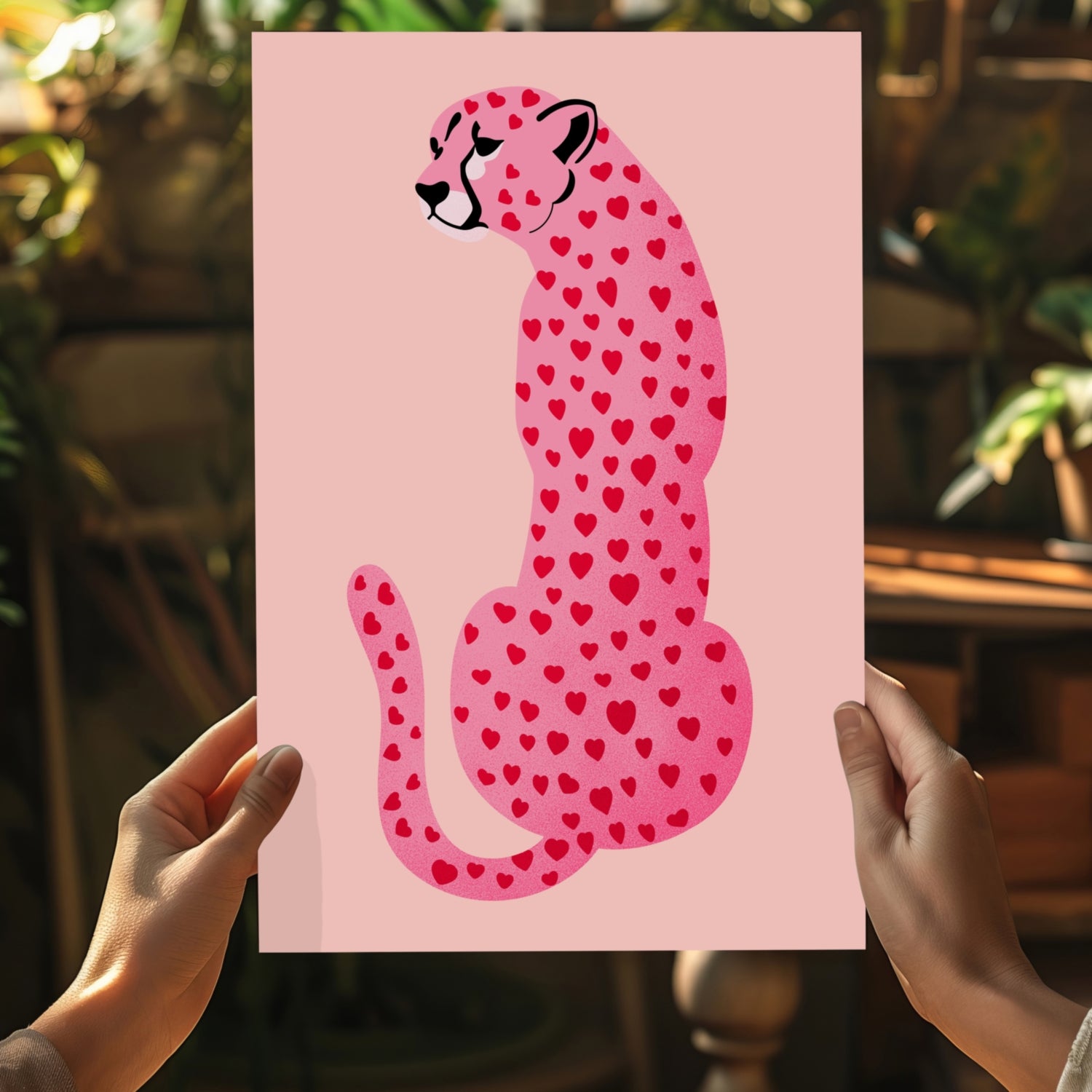 Cheetah Aluminum Print.