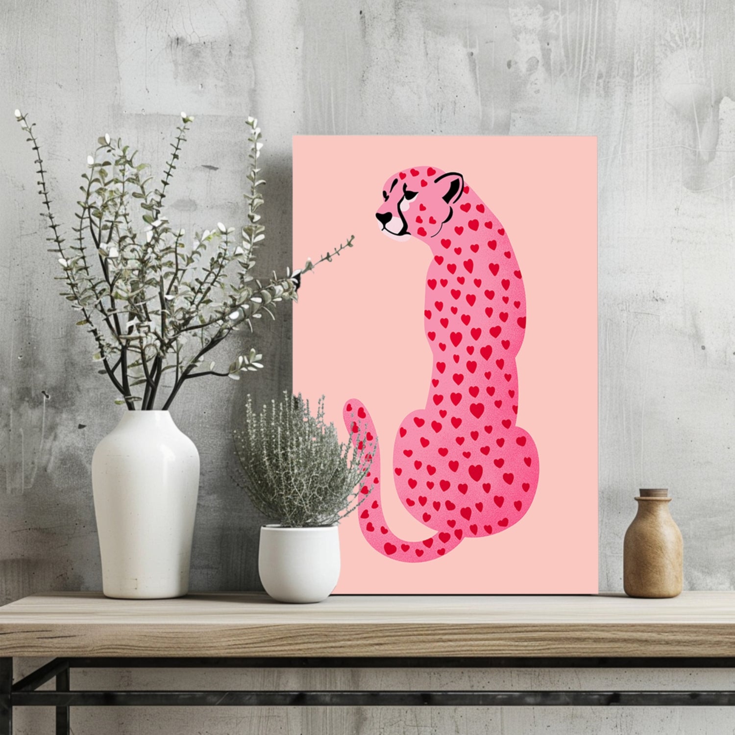 Cheetah Aluminum Print.