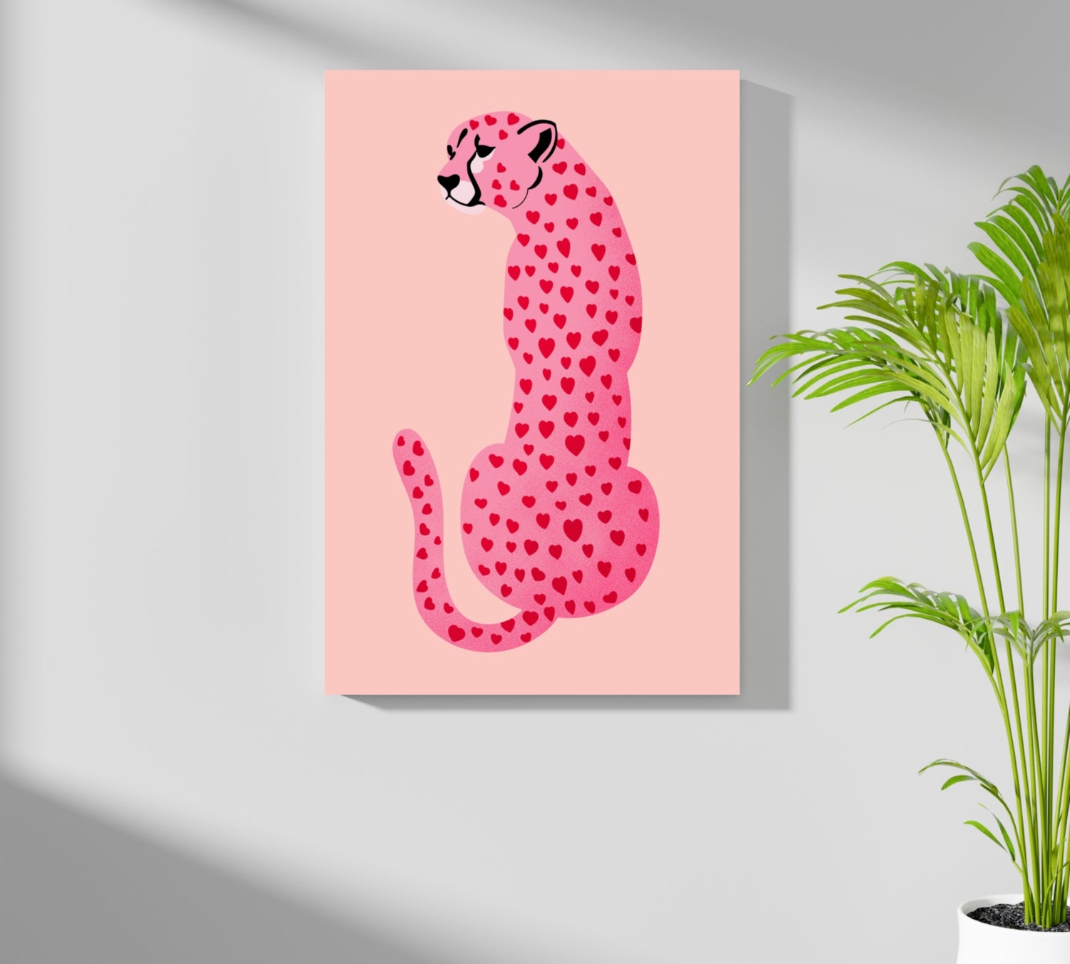 Cheetah Aluminum Print.