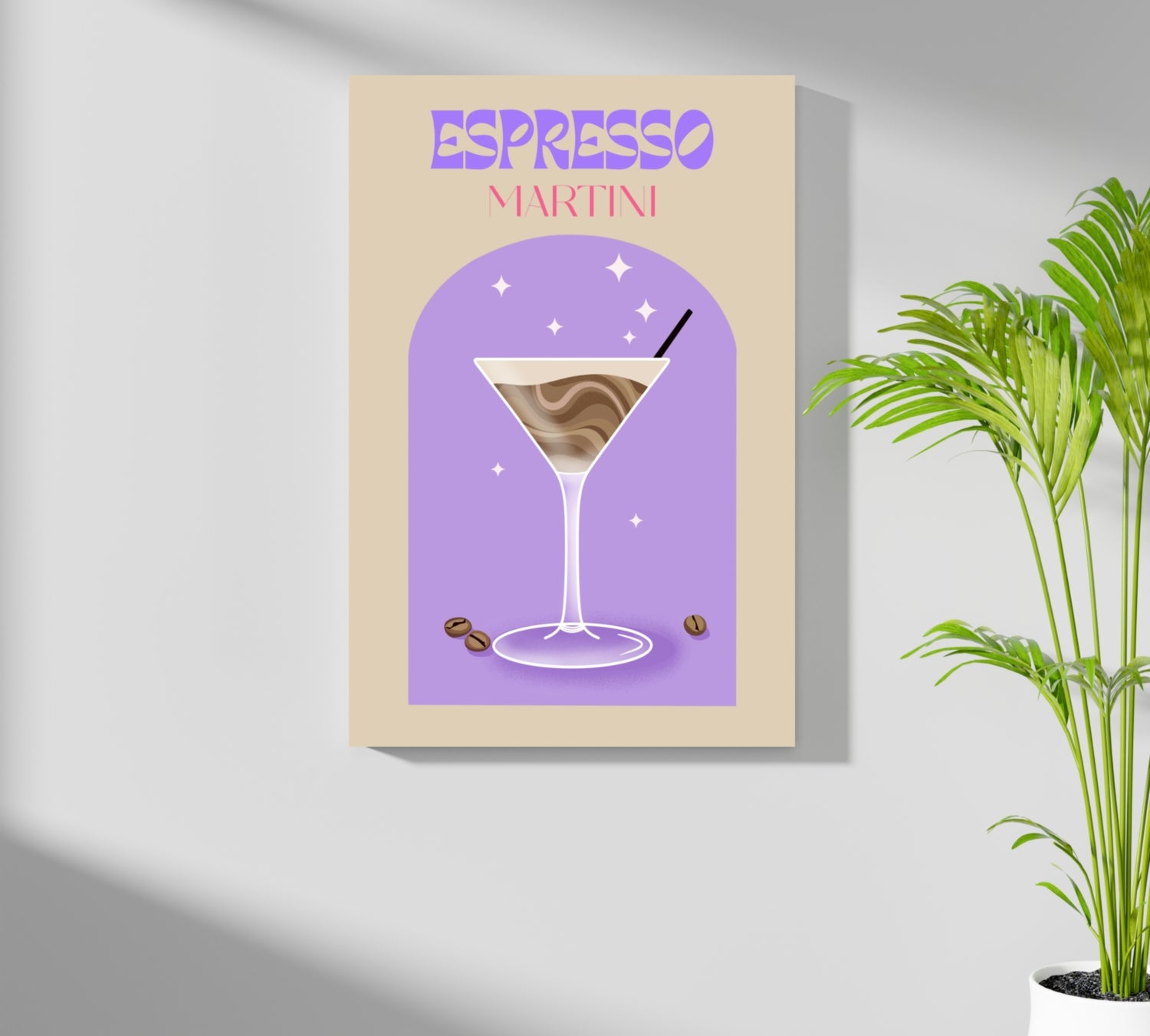 Espresso Martini Aluminum Print.