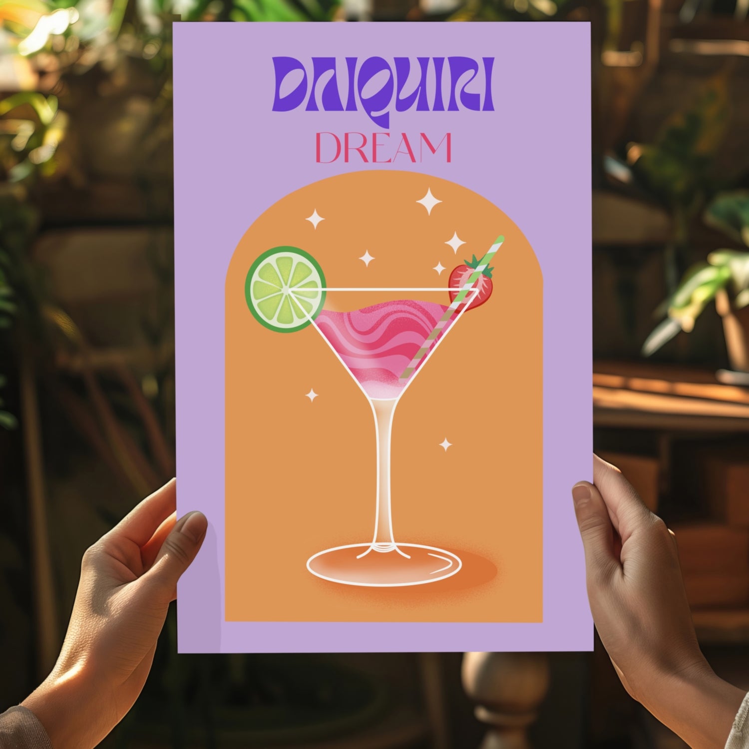 Dream Coctail Aluminum Print.