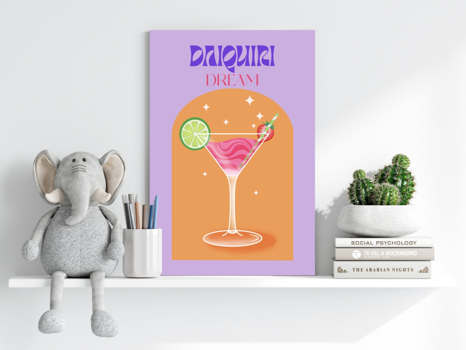 Dream Coctail Aluminum Print.