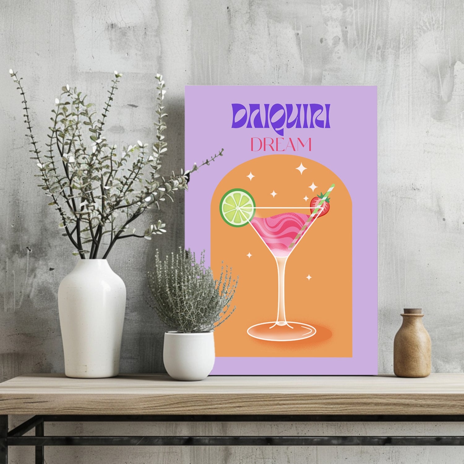 Dream Coctail Aluminum Print.