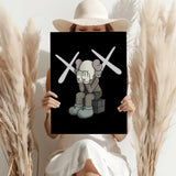 Kaws Aluminum Print.